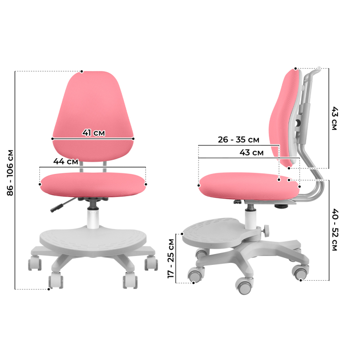 Характеристики Детское кресло Anatomica Ribera NEW