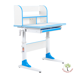 Растущая парта Anatomica Study-70 Lux белый/голубой